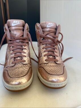 Nike Rose Gold High Tops